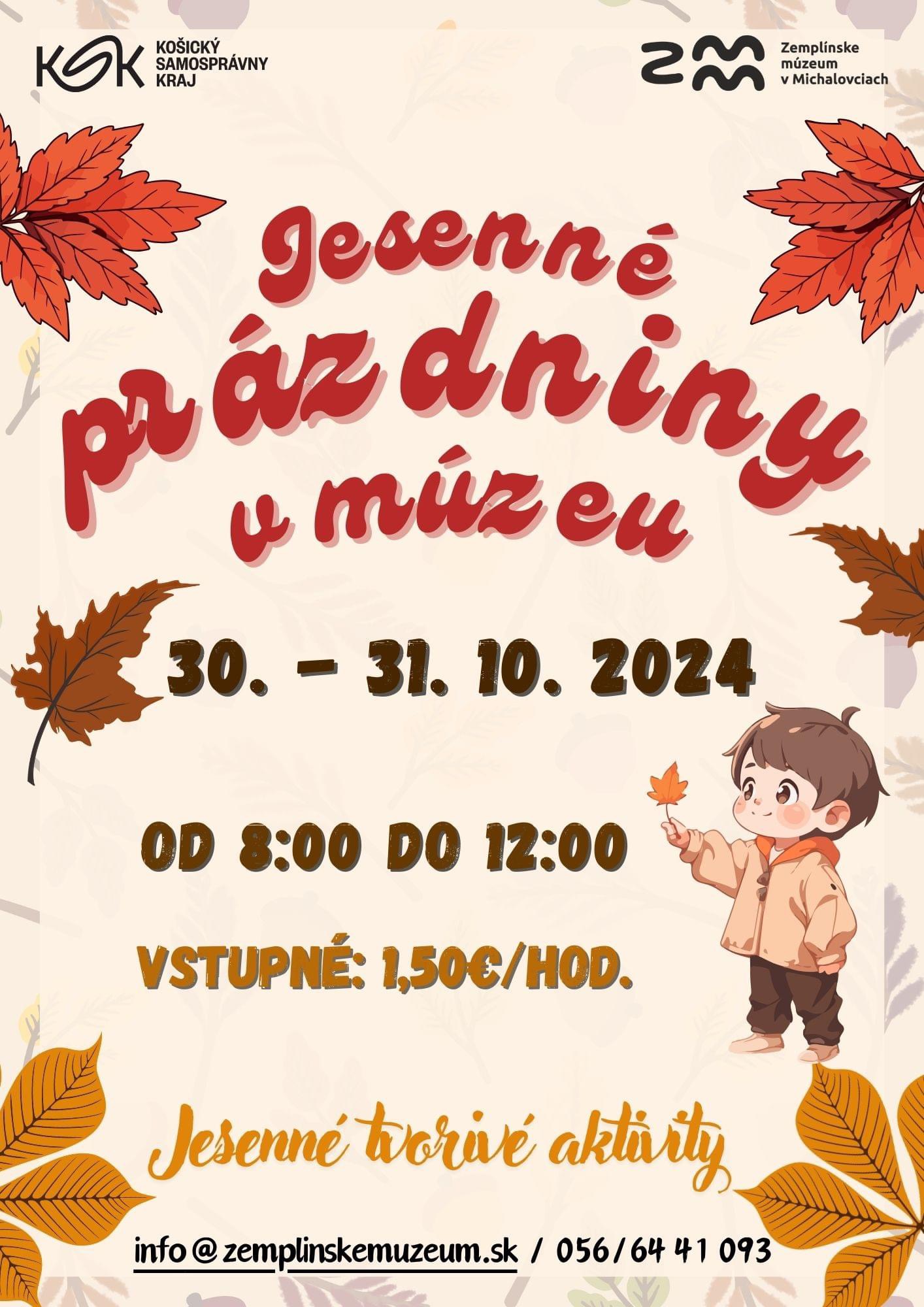 Jesenné prázdniny v múzeu 🍂🍂