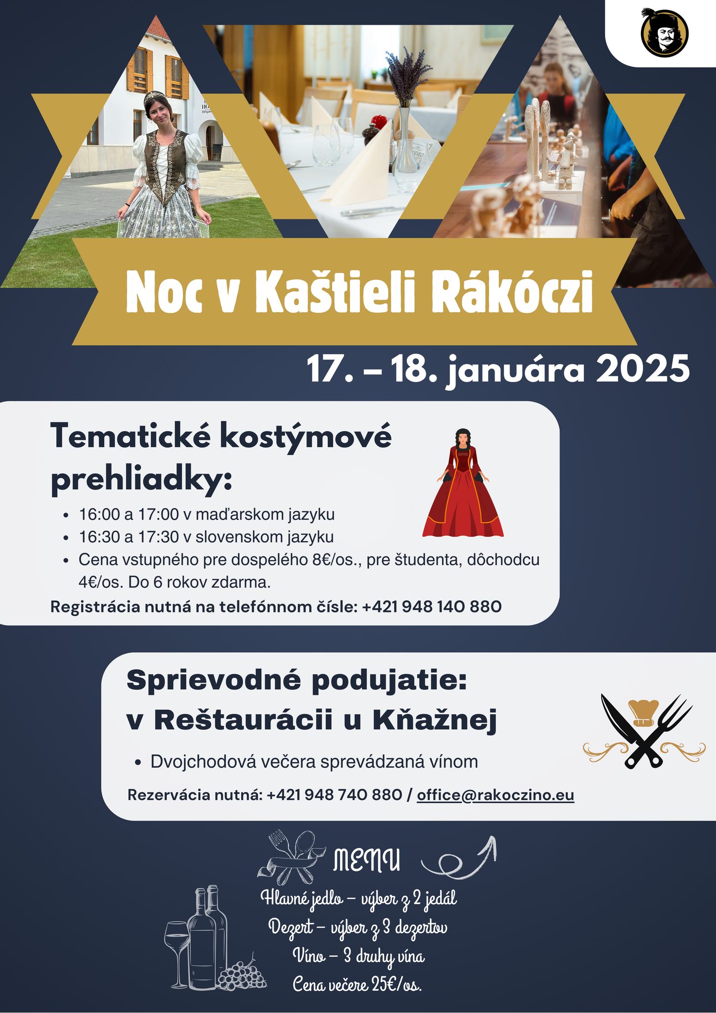 🏰 NOC V RÁKÓCZIHO KAŠTIELI