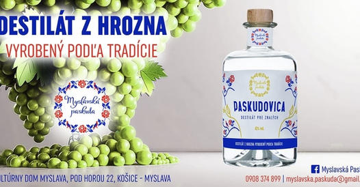 Destilát z hroza vyrobený podľa tradície 🏞️🍇